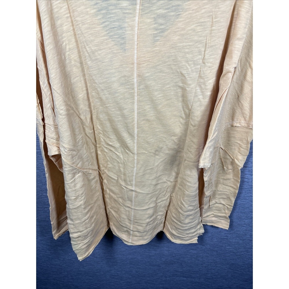 NEW Free People Women's On My Mind V-Neck Long Sleeve Shirt Camel/Yellow Size S - Picture 12 of 12